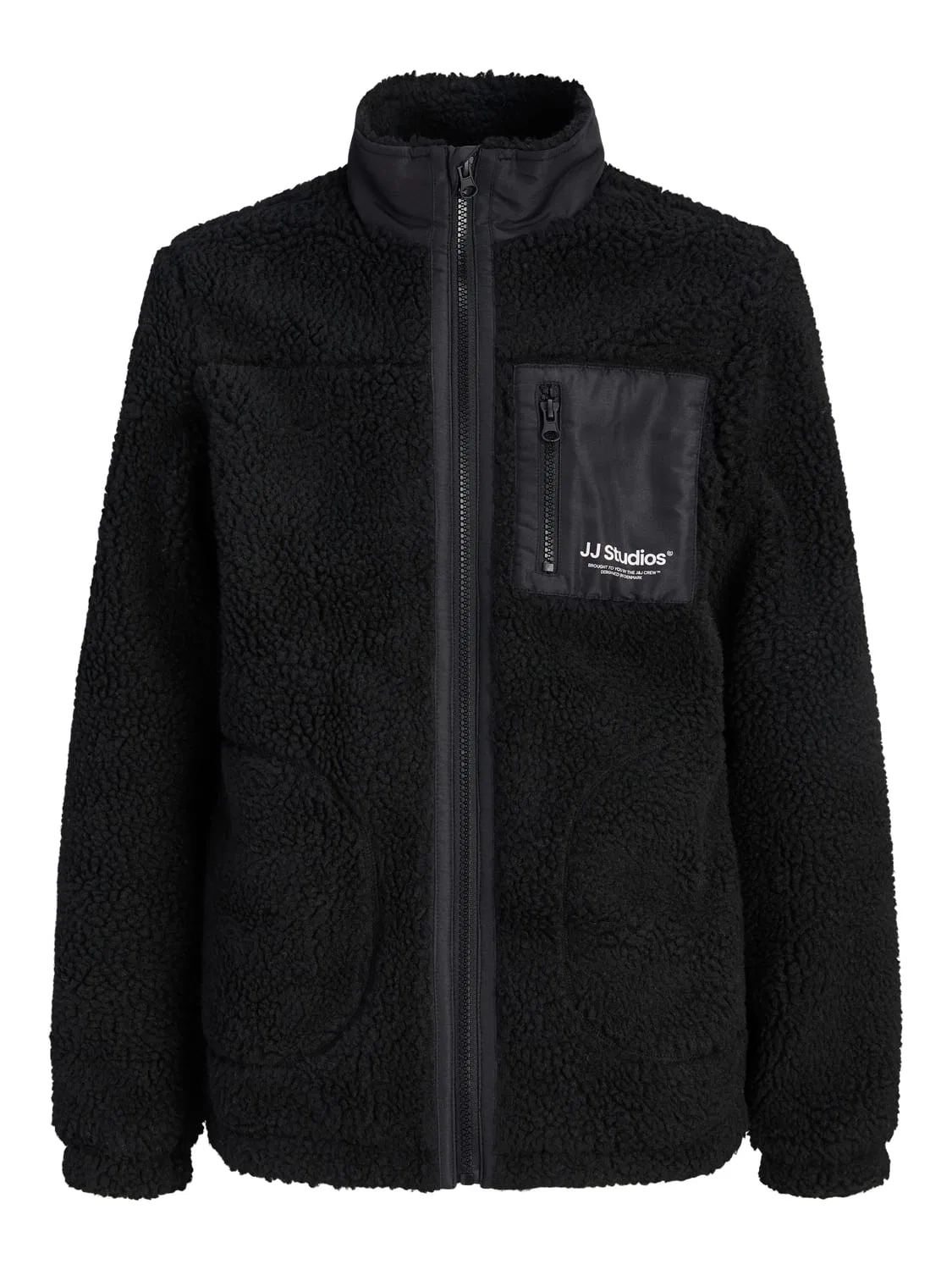Куртка-плюшевая переходная Jjesoho Jack & Jones Junior, черный