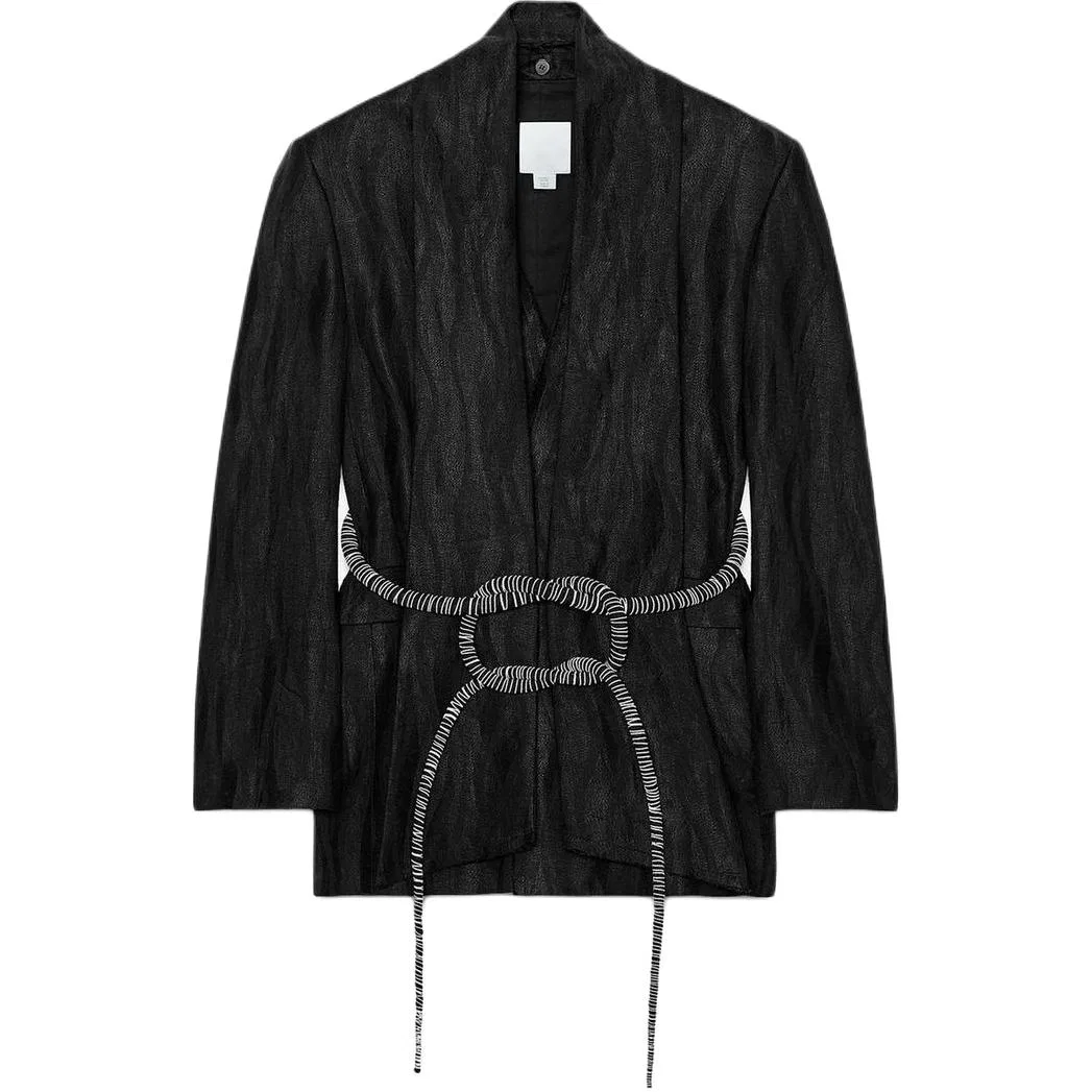 Женский деловой костюм с принтом Fanglu Lin Business Suit ZARA, Black