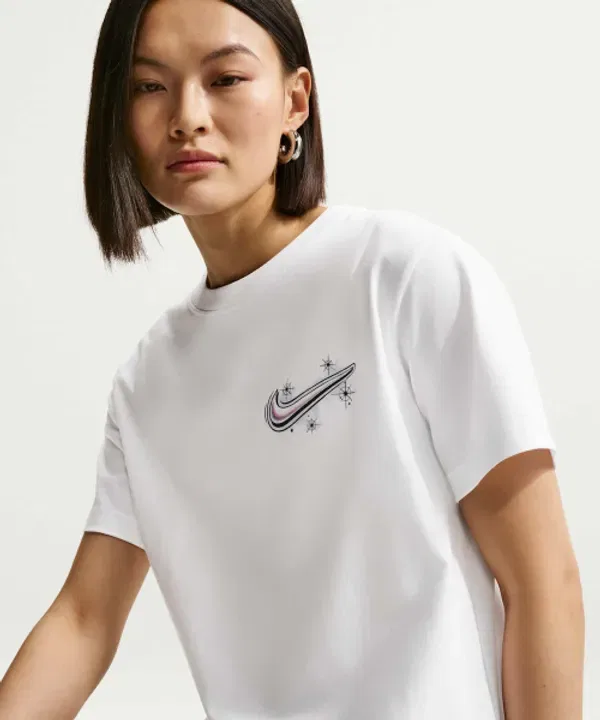 Футболка оверсайз классическая Nike, белый