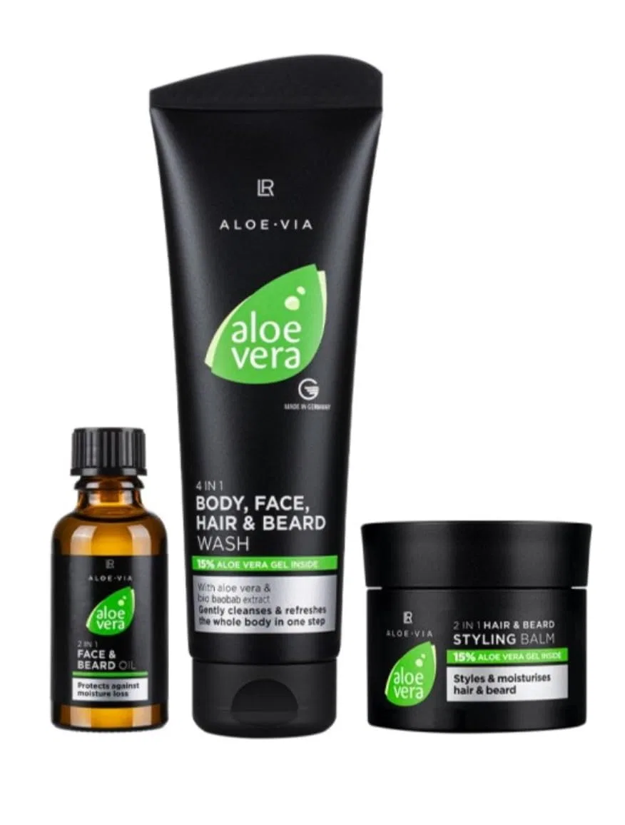 Набор для ухода за мужчинами 3 предмета, Aloe Via Generisch