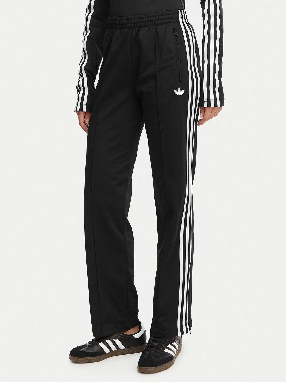 Женские спортивные штаны стандартного кроя Firebird Classic Adidas, черный