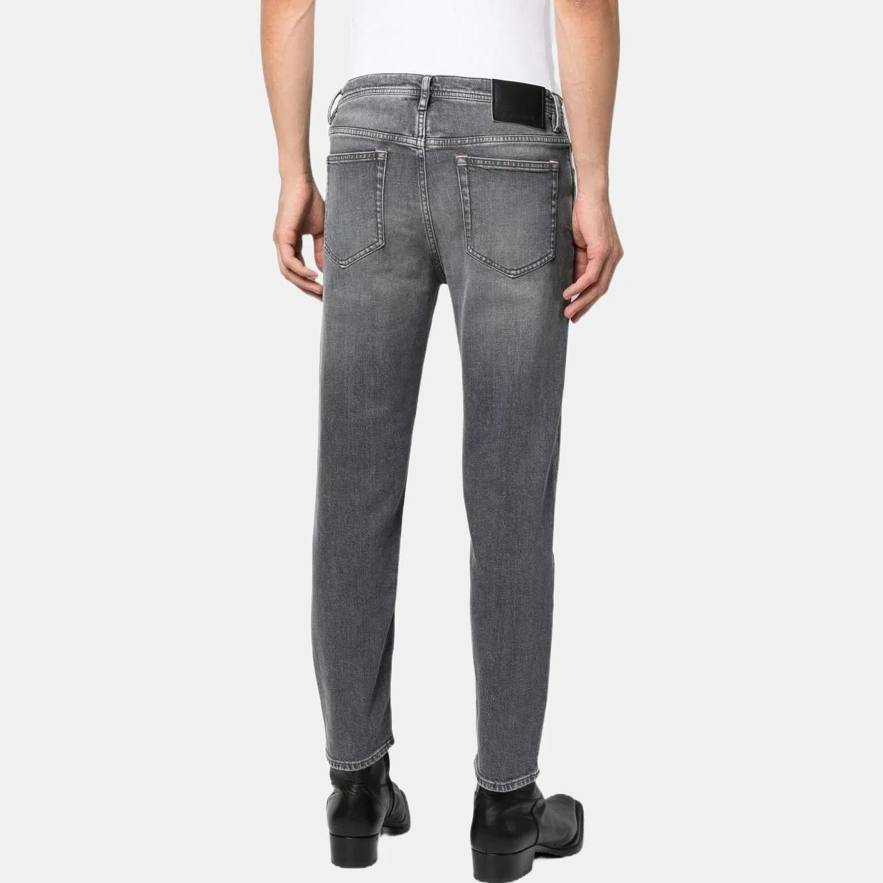 Мужские джинсы Slim Fit River Acne Studios, Black — фото 4