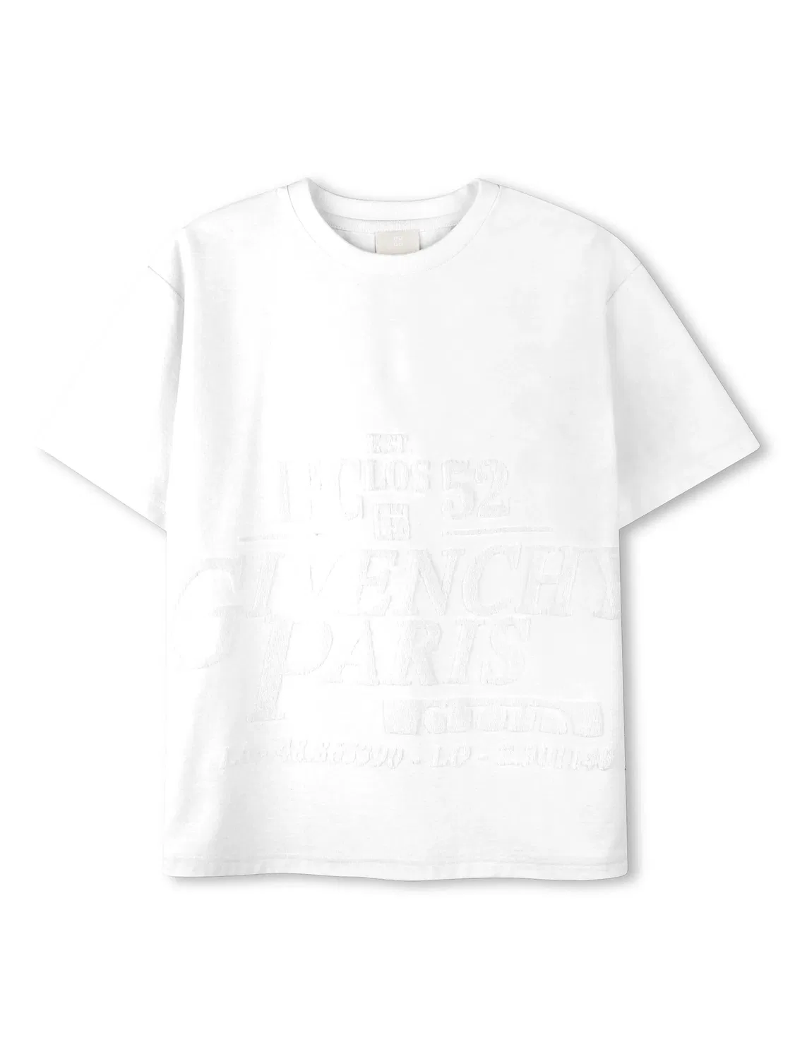 Футболка с жаккардовым логотипом Givenchy, белый