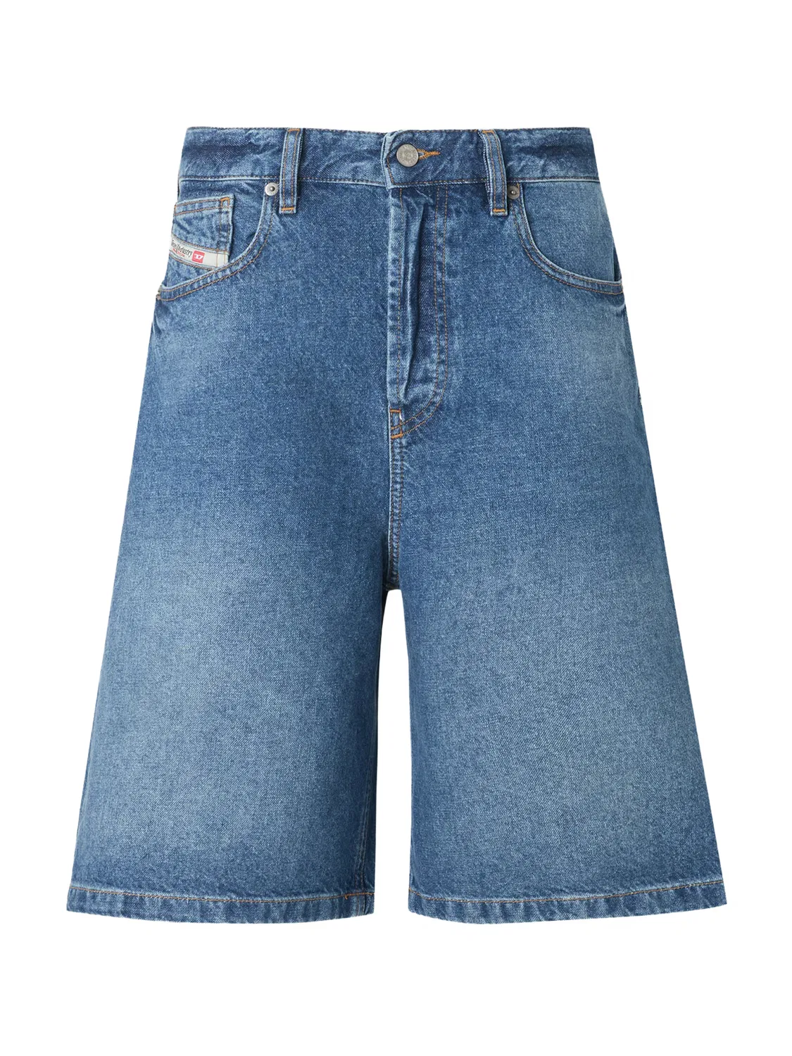 Джинсы Diesel Wide leg Jeans DE-SIRE синего цвета