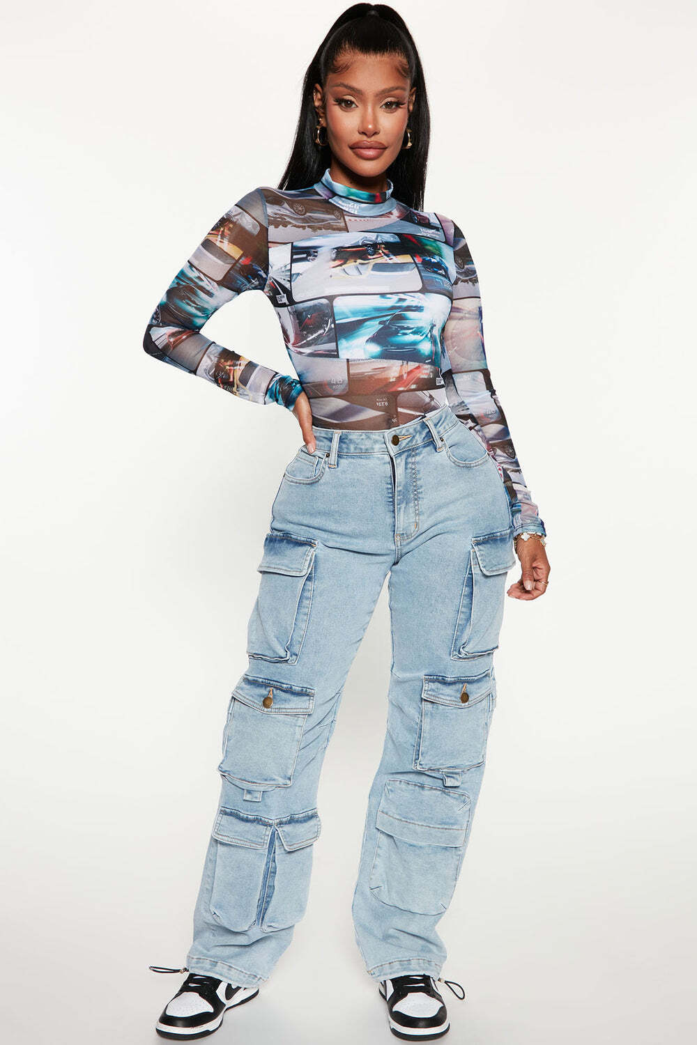 

Джинсы Fashion Nova FN22P63623, синий