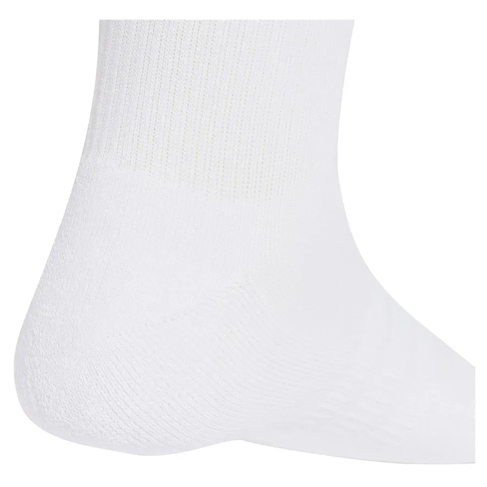 Женские носки с мягкой подошвой и поддержкой свода стопы Cushioned Sportswear Adidas, White — фото 3