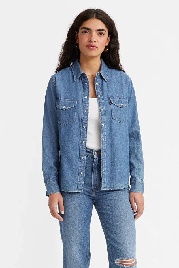 Женская рубашка с длинным рукавом Levi'S, Blue
