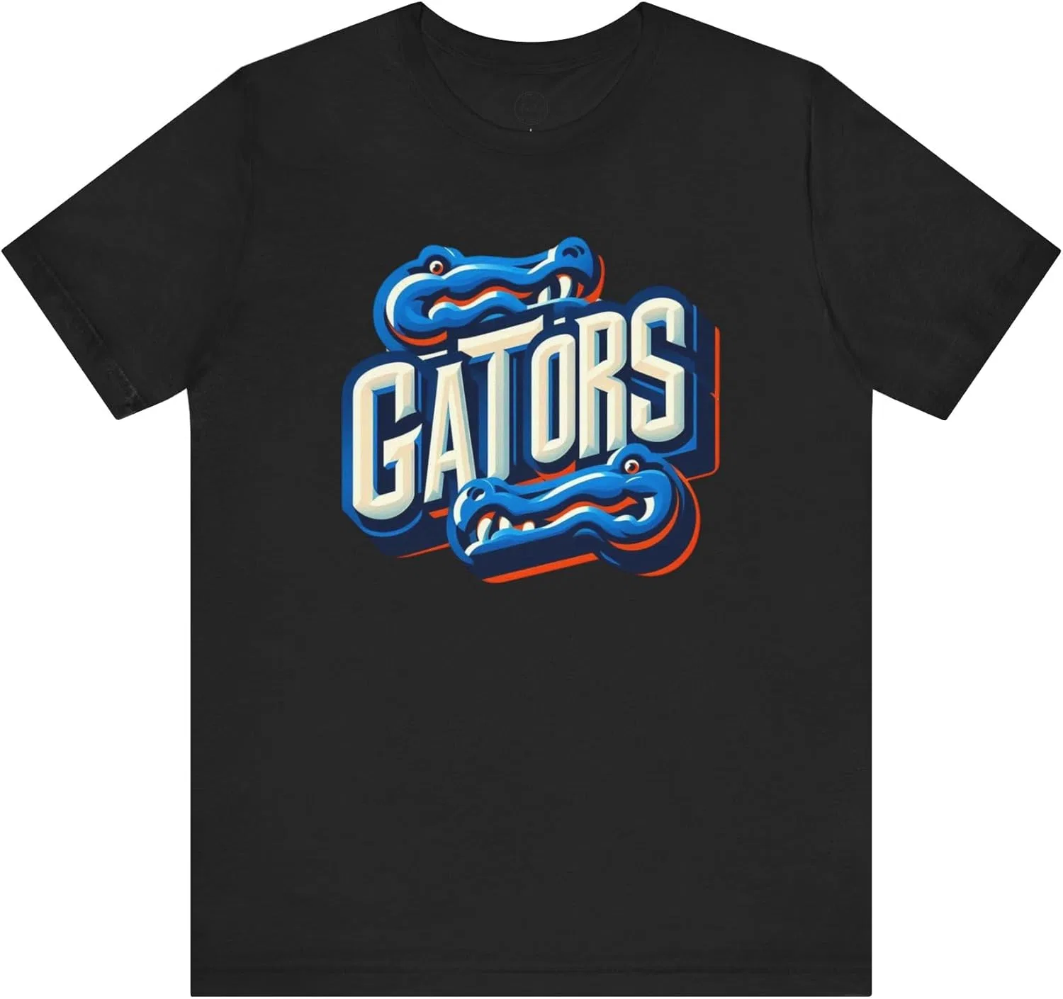Футболка с принтом Gators Bella Canvas 3001, Black