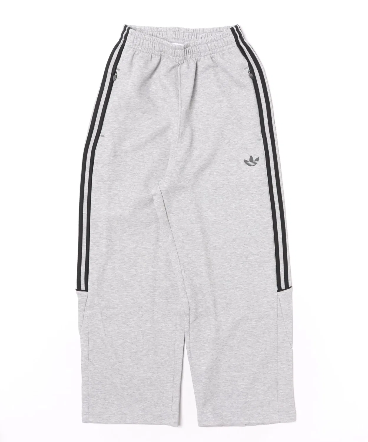 Мужские спортивные брюки свободного кроя с открытым низом Teamgeist 26 Cutline Open Hem Adidas, Grey Heather