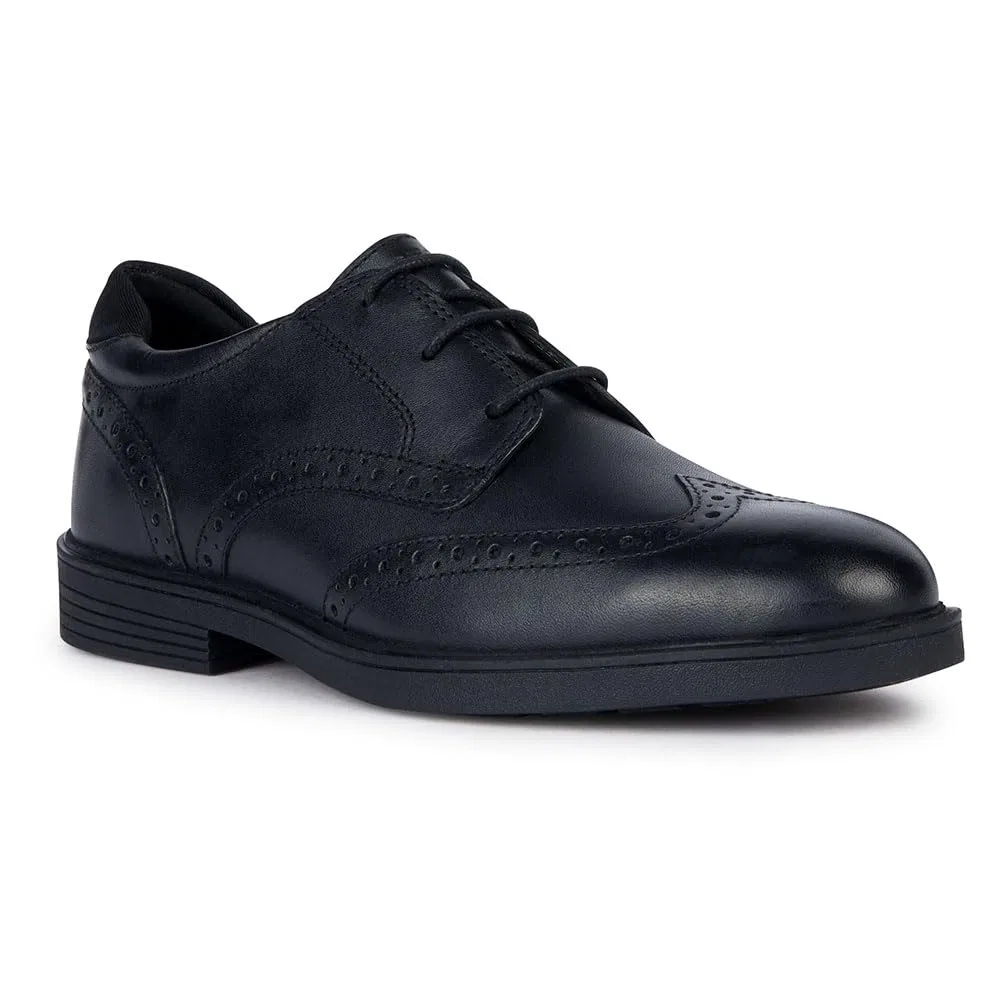 Детские кроссовки для мальчиков кожаные J Zheeno Boy B Geox, Black