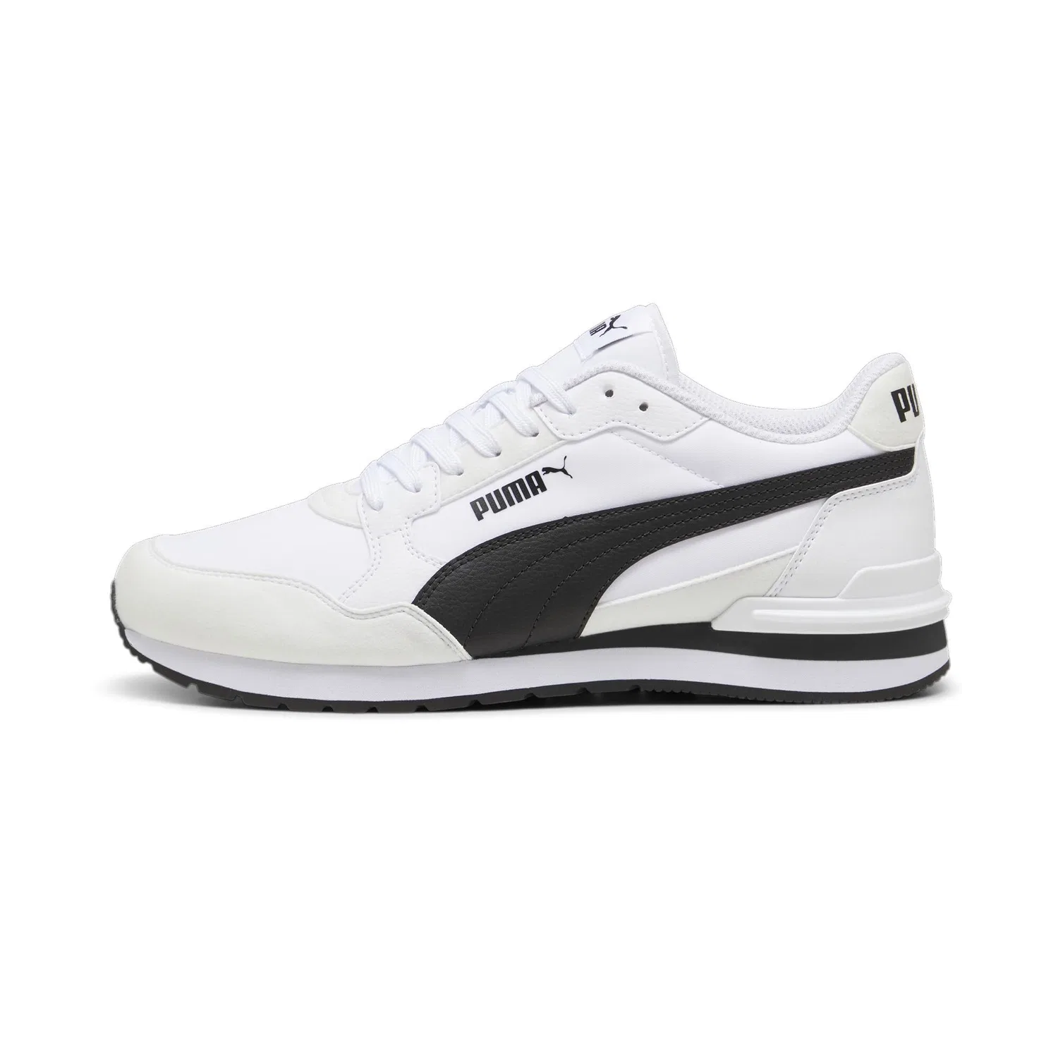 Детские кроссовки с легендарным дизайном PUMA St Runner Nl PUMA White PUMA Black Cast Iron V4