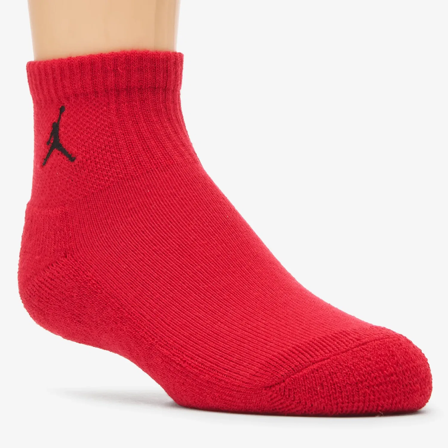 Детский набор из 6 пар носков до щиколотки размер XS Jordan, Gym Red/Black Assorted — фото 4