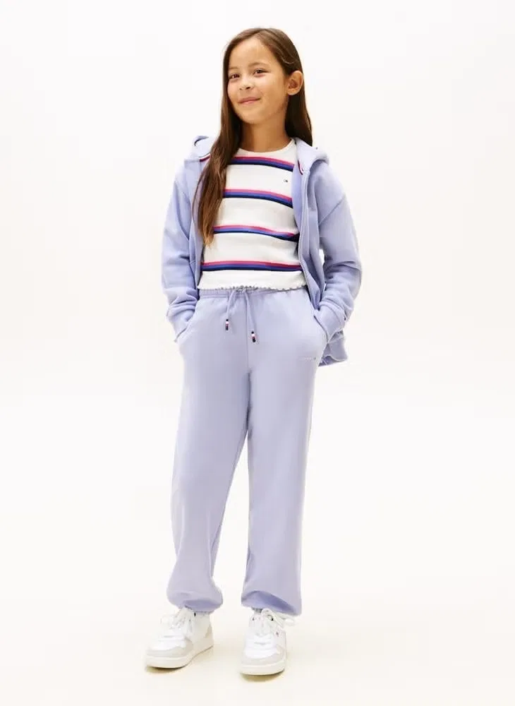 Спортивные штаны на кулиске Mini Corp Tommy Hilfiger, фиолетовый — фото 2