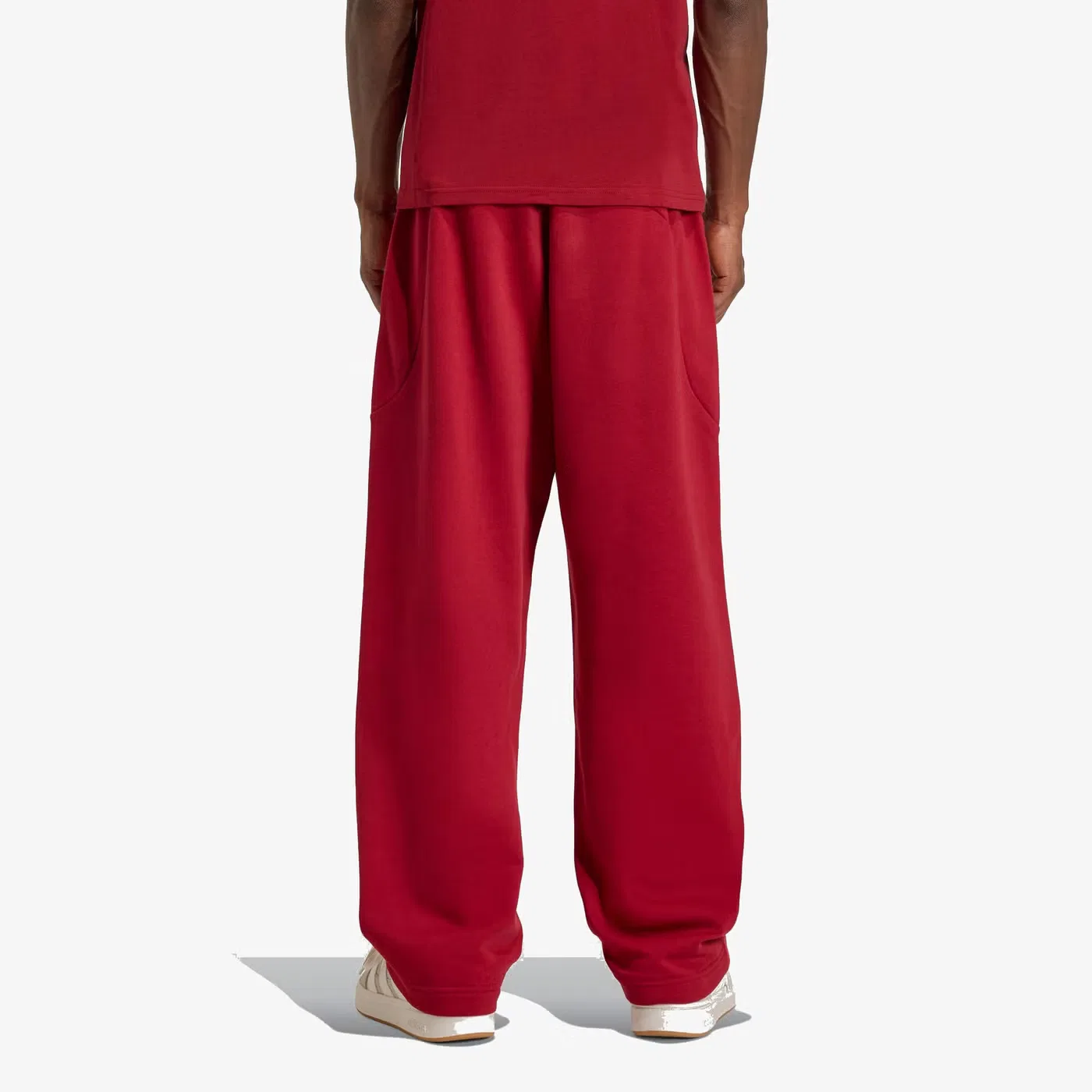 Джоггеры с принтом Collegiate Adidas, бордовый — фото 3