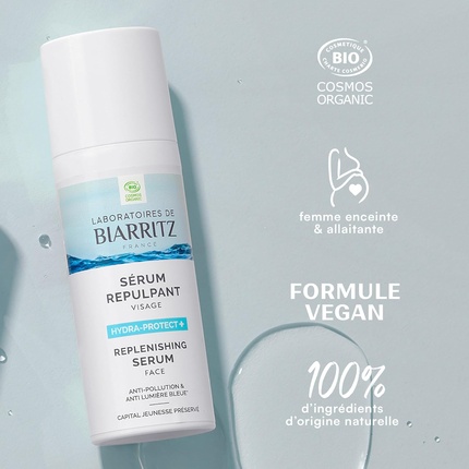 Сыворотка Laboratoires De Biarritz — Hydra-Protect Восстанавливающая для лица Органическая, 50 мл — фото 3