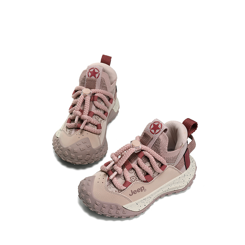 Кроссовки Jeep Kids Lifestyle Shoes Kids Low-top White, розовый — фото 4