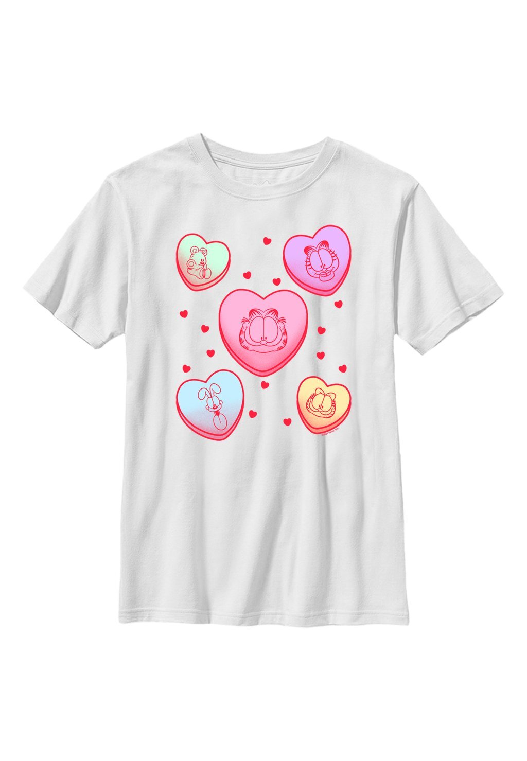 

Футболка с принтом VALENTINE'S DAY CANDY GARFIELD Henry Tiger, белый
