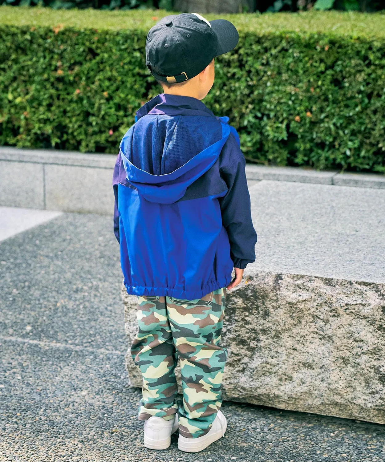 Детская ветровка из нейлона с капюшоном, модель Colorful Windbreaker BREEZE, Rainbow — фото 4