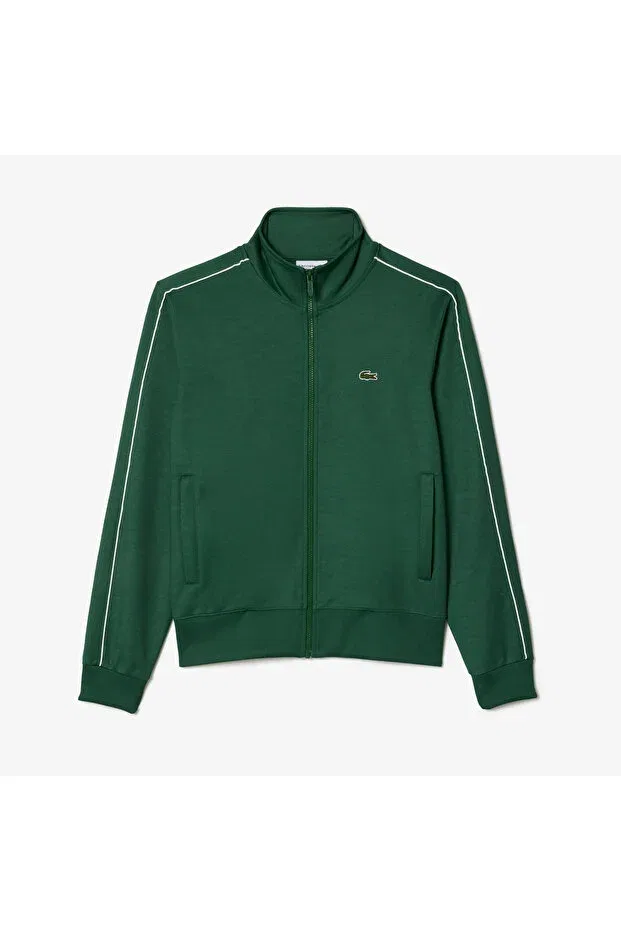 Мужские свитшот с длинным рукавом Lacoste, 132-Yesil — фото 4
