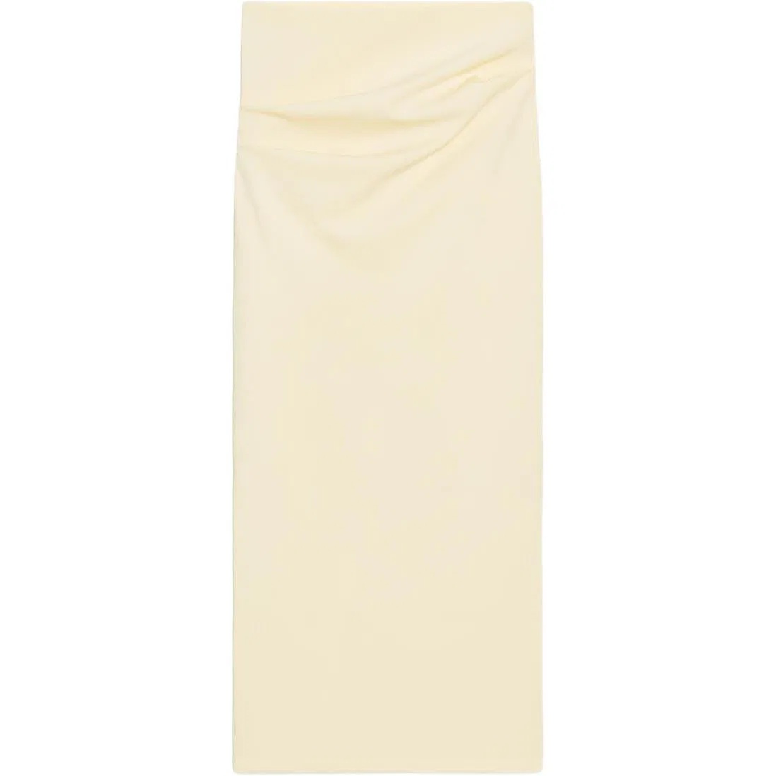 Женская длинная юбка повседневная желтая ZARA, Yellow