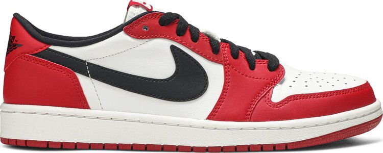 

Кроссовки Air Jordan 1 Retro Low OG Chicago, белый, Белый;красный, Кроссовки Air Jordan 1 Retro Low OG Chicago, белый