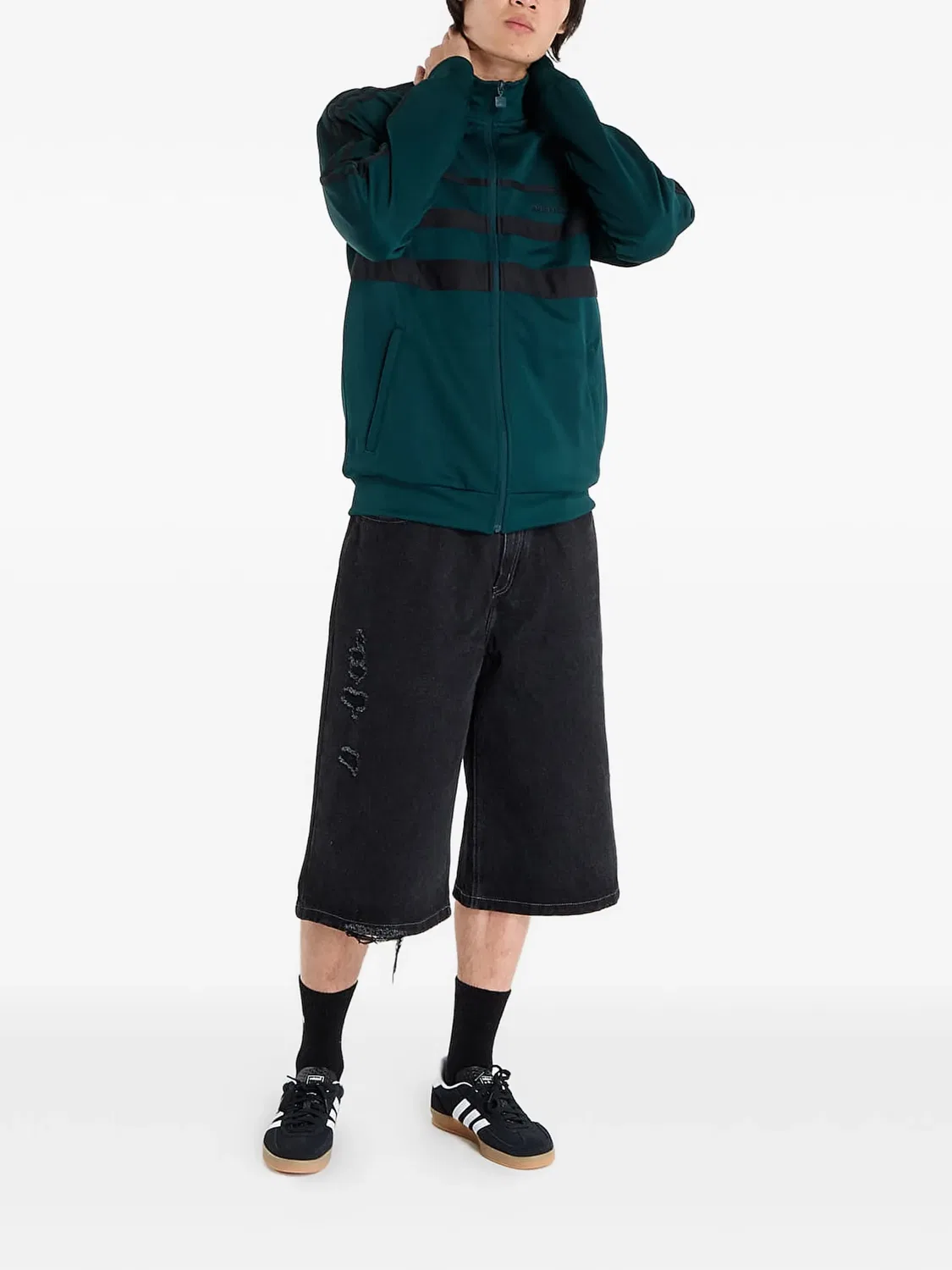 Куртка для активного времени Adidas, зеленый — фото 2