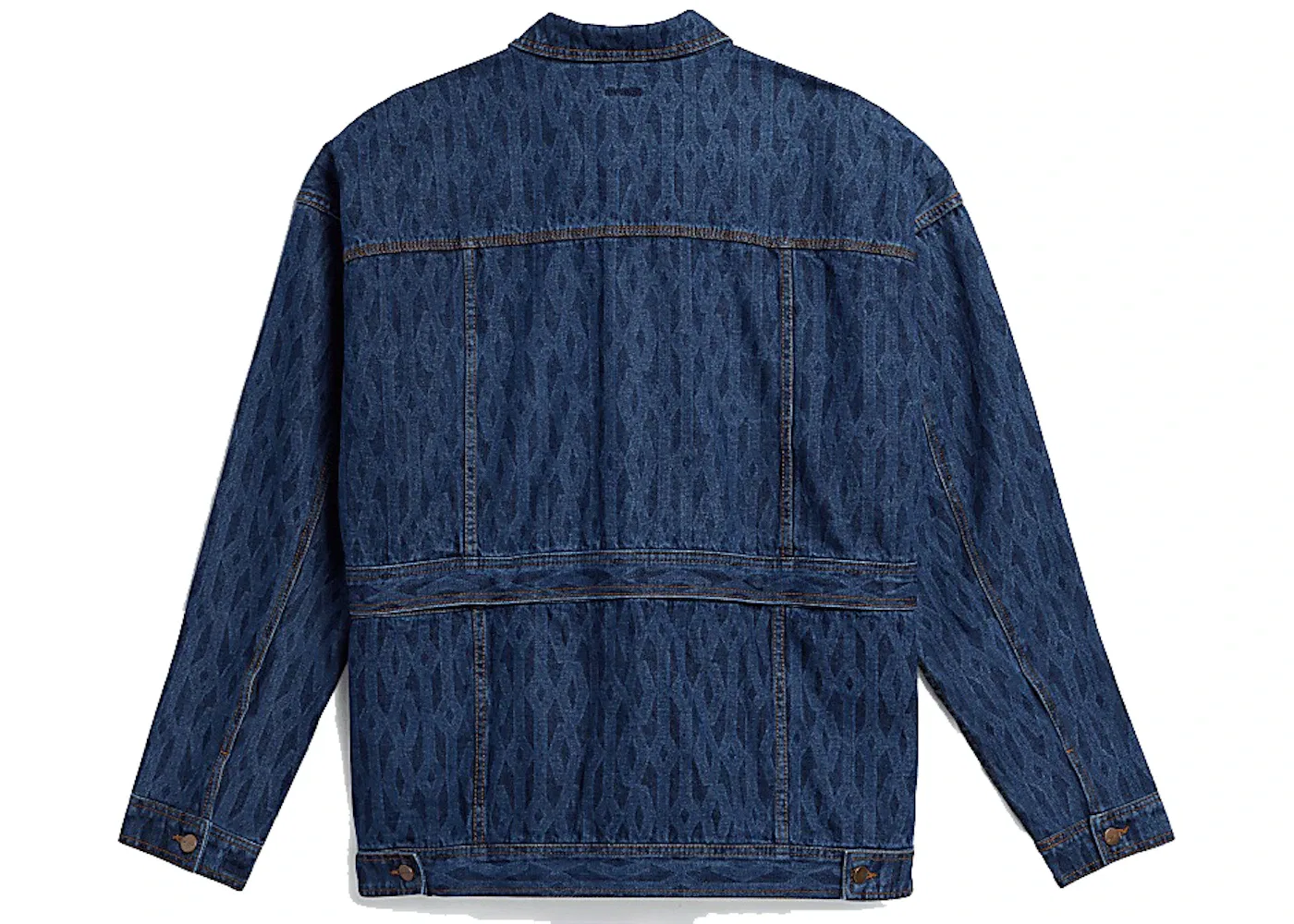 Детская джинсовая куртка с принтом Denim Track Jacket (All Gender) Adidas, Dark Denim — фото 2