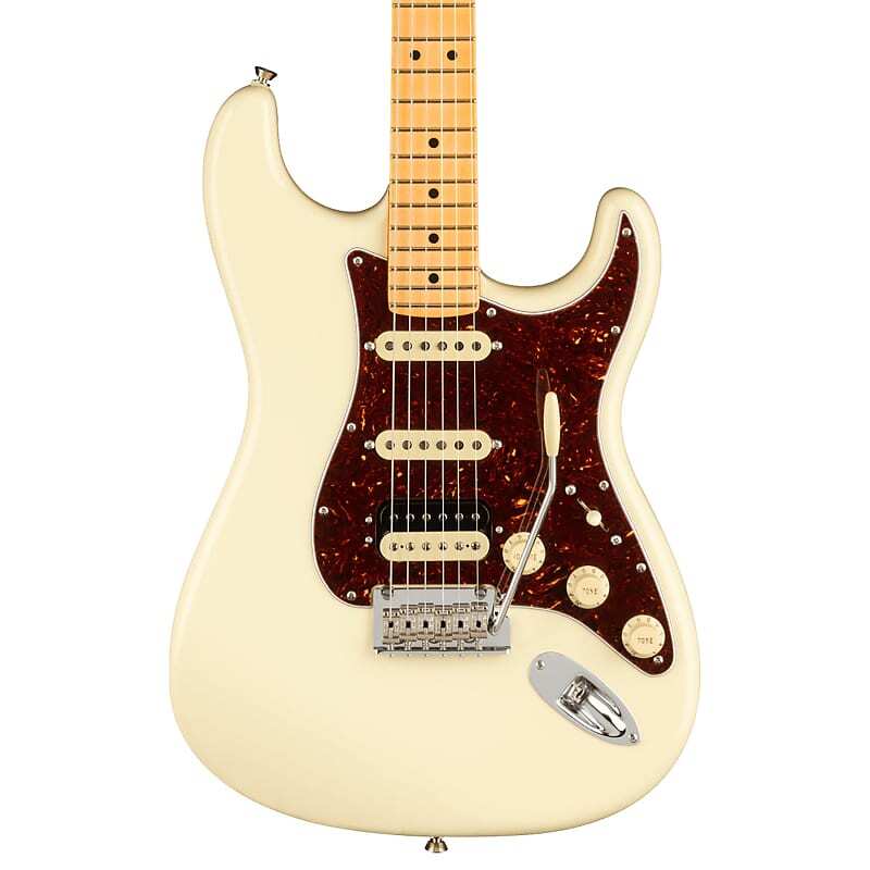 

Fender American Professional II Stratocaster HSS - кленовый гриф, олимпийский белый