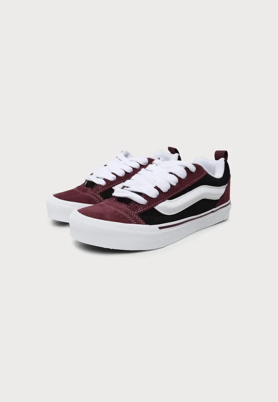 Кроссовки VANS 'Knu Skool' в бордо — фото 3