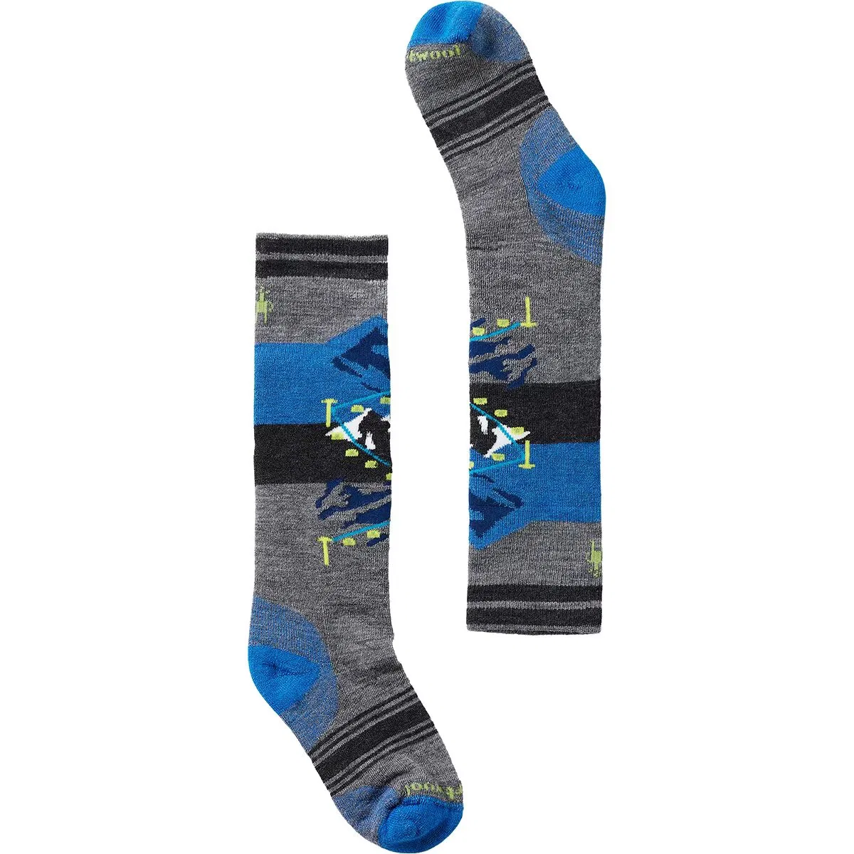 Детские носки для мальчиков с полной набивкой Wintersport Full Cushion Gondola OTC Sock Smartwool, Medium Gray — фото 2