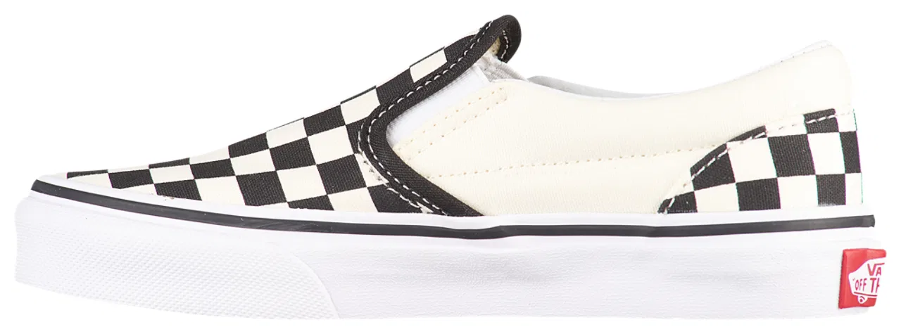 Кеды для мальчиков Classic Slip-On Vans, цвет True White/Black — фото 3