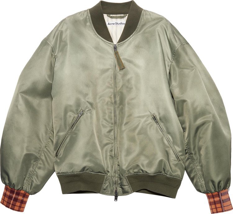 

Куртка Acne Studios Bomber Jacket 'Olive Green', зеленый