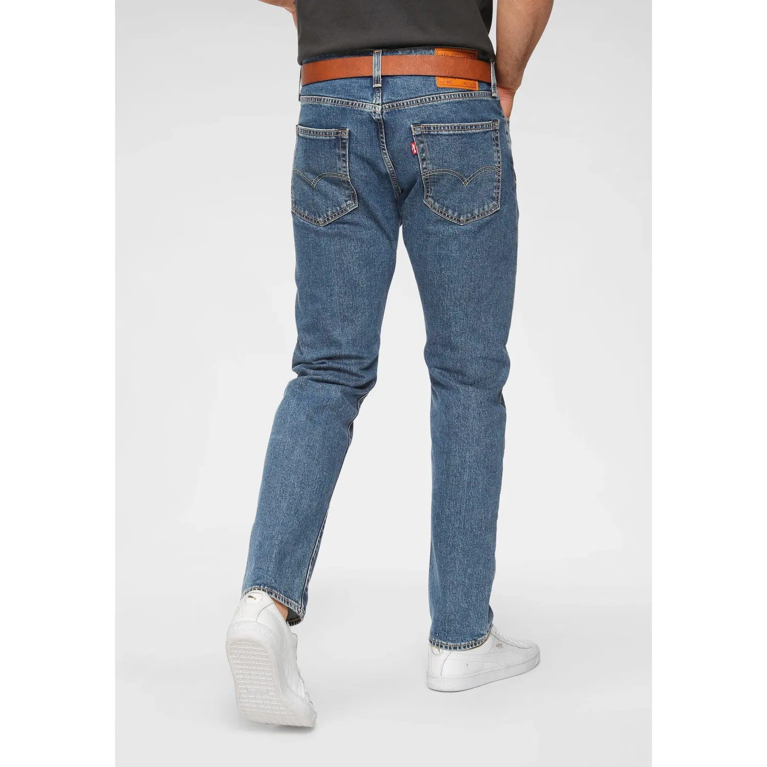 Мужские tapered-fit джинсы 502 Taper Levi's, Stonewash — фото 2