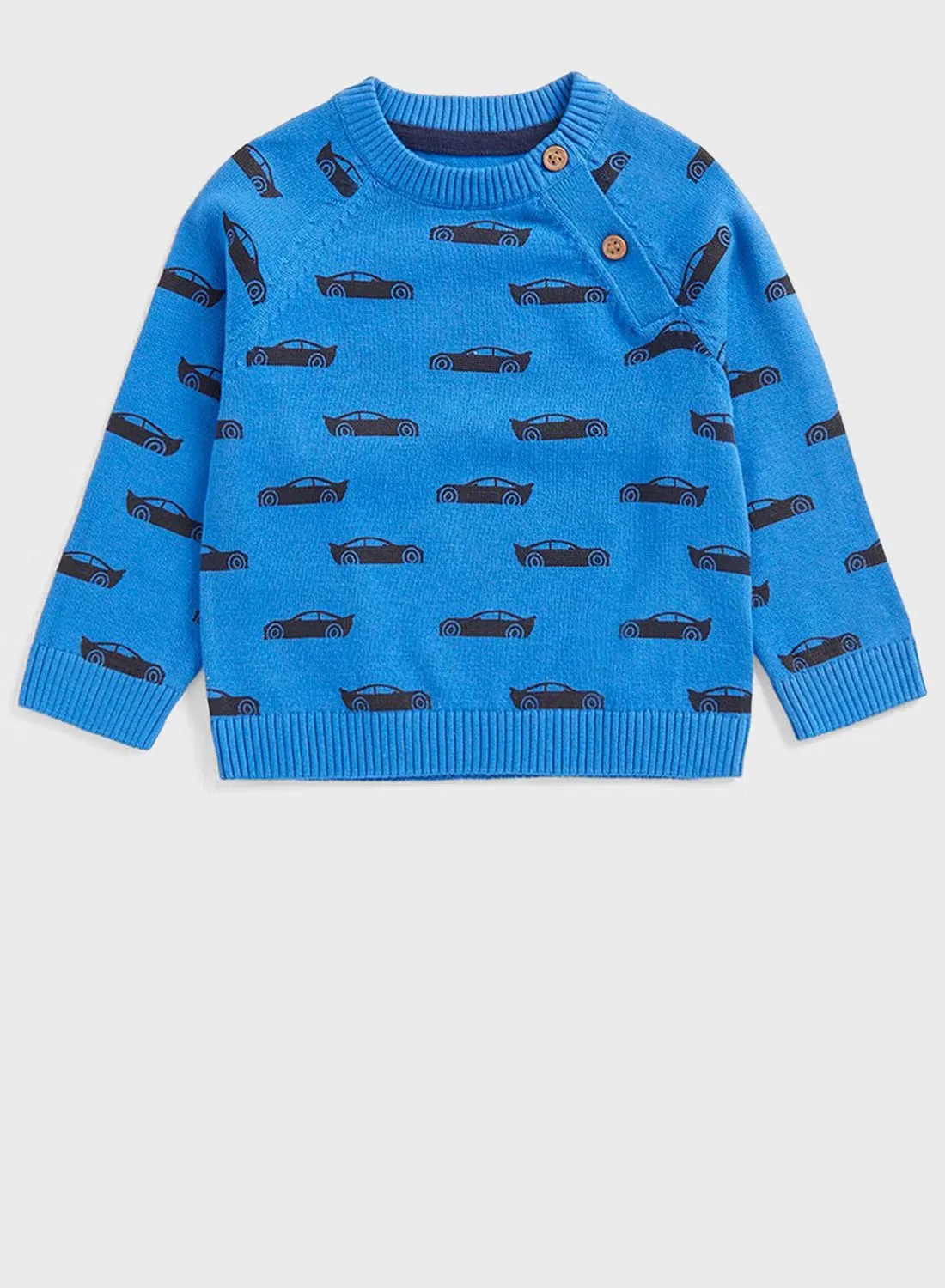Свитшот с принтом для малышей Mothercare, синий
