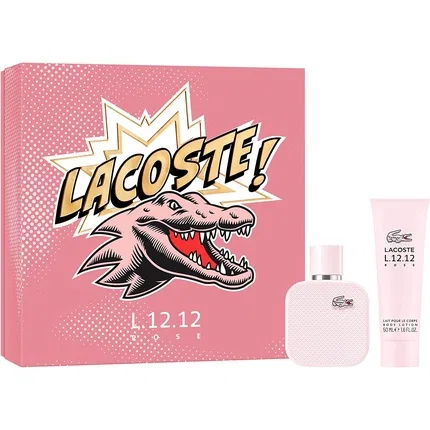 Парфюмерный набор Lacoste L.12.12 Rose For Her Parfum, 50 мл