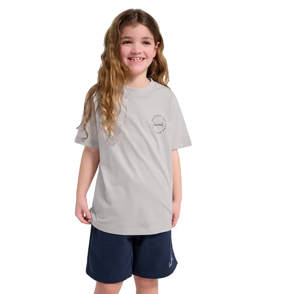 Футболка с коротким рукавом Regular Graphic Hummel, серый