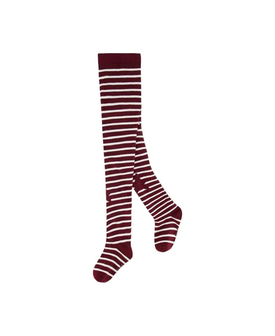Детские колготки из трикотажа Varsity League Deux par Deux, Reddish Brown