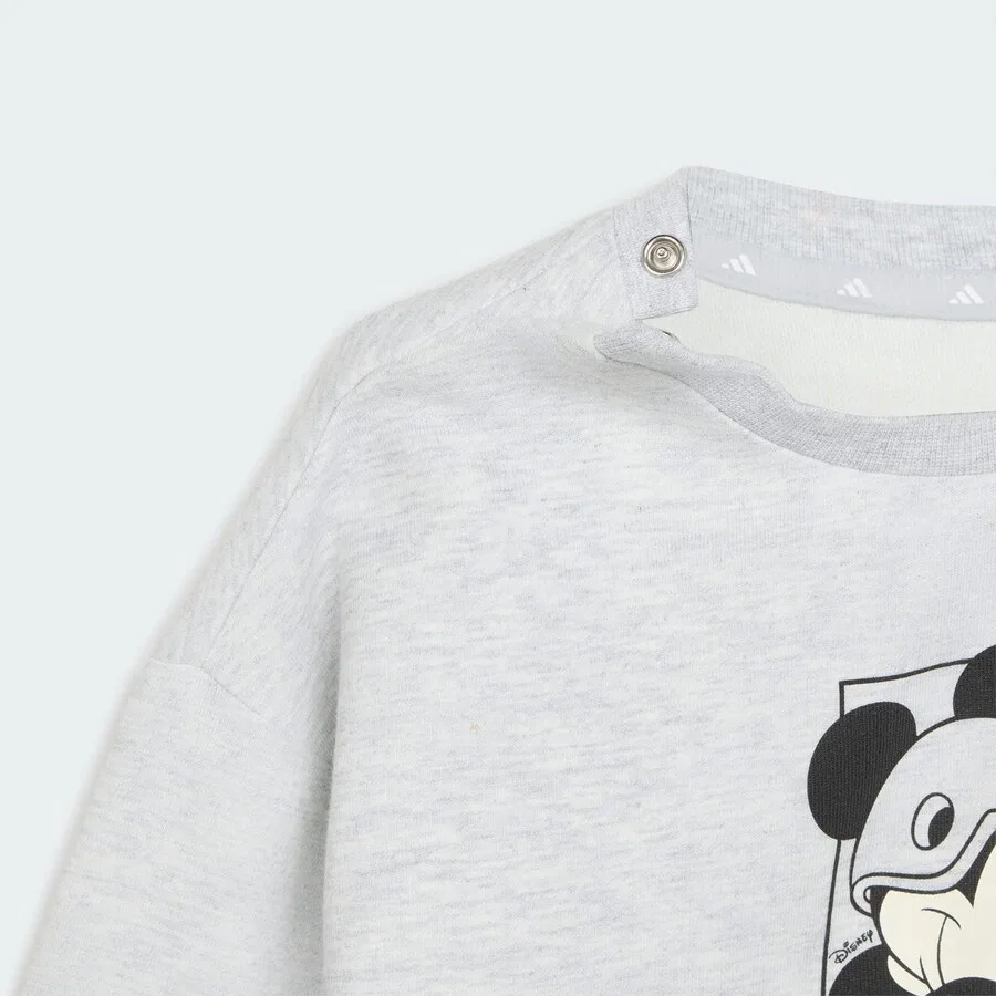 Спортивный костюм ADIDAS SPORTSWEAR 'adidas Disney Mickey Mouse' в серо-пятнистом цвете — фото 4