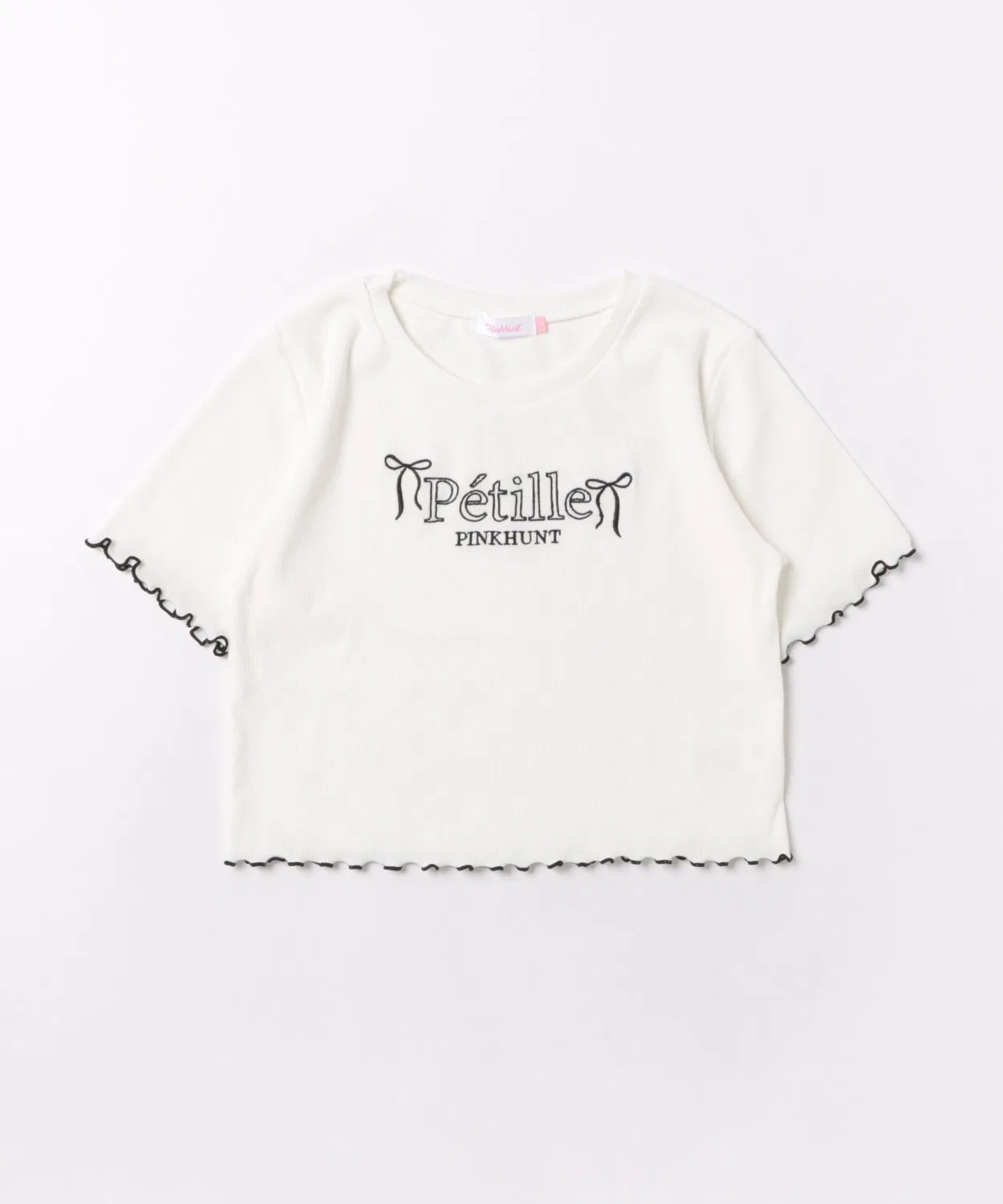 Детская футболка с коротким рукавом и принтом PINKHUNT, Белый — фото 2