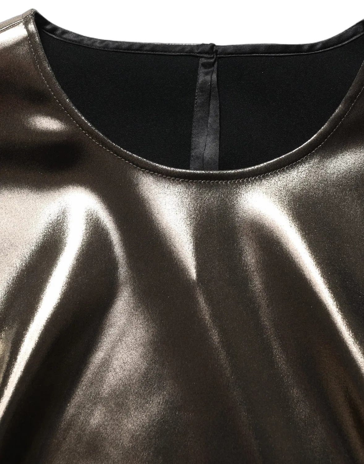 Женская майка без рукавов Metallic Bronze Roundneck Dolce & Gabbana, Bronze
