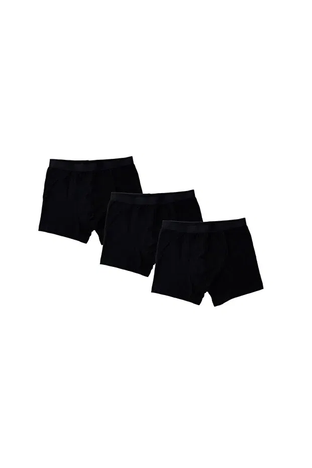 Детские боксеры для мальчиков хлопковые 3-шт Black Iwings, Black