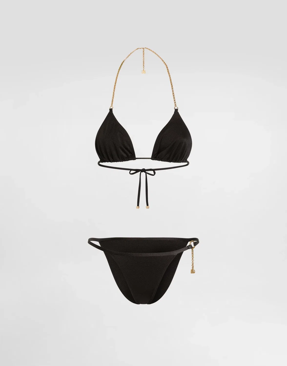 Треугольное бикини DOLCE & GABBANA, черный