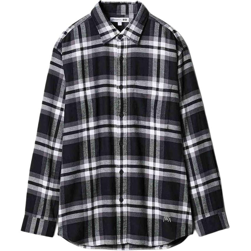 UNIQLO Рубашка Jw Anderson X JWANDERSON Co brand Shirts Unisex 09 Black — фото 3