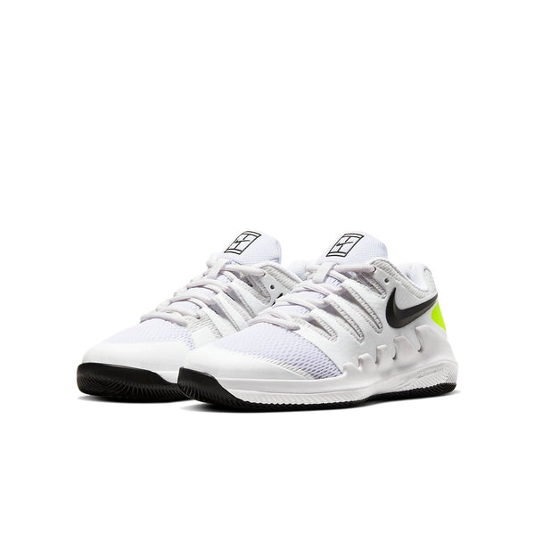 Кроссовки ourt jr. vapor x white/black/green Nike, черный — фото 3