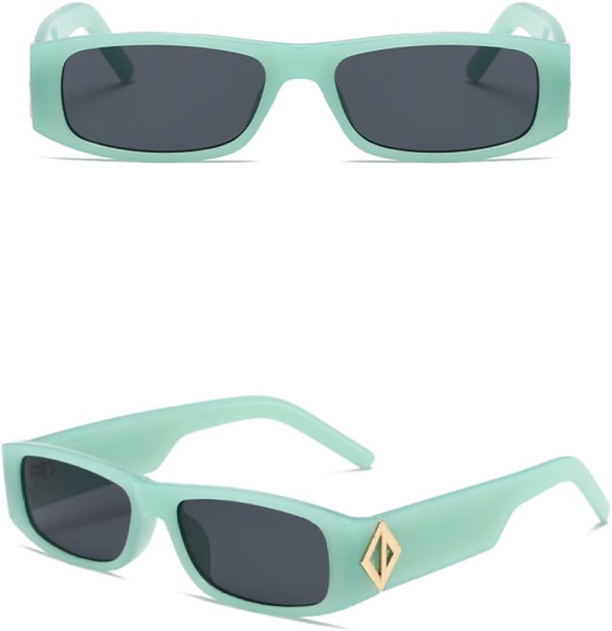 

Солнцезащитные очки прямоугольной формы для женщин, маленькая оправа, винтажные солнцезащитные очки для мужчин, ретро-очки с защитой от УФ-излучения UV400 LANGSER, 22041 C4