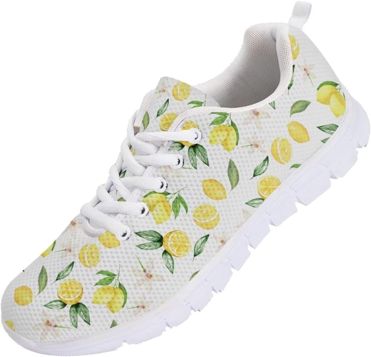 

Мужские кроссовки Funnydude с забавным принтом 2025 года Легкие дышащие удобные спортивные туфли, Lemon