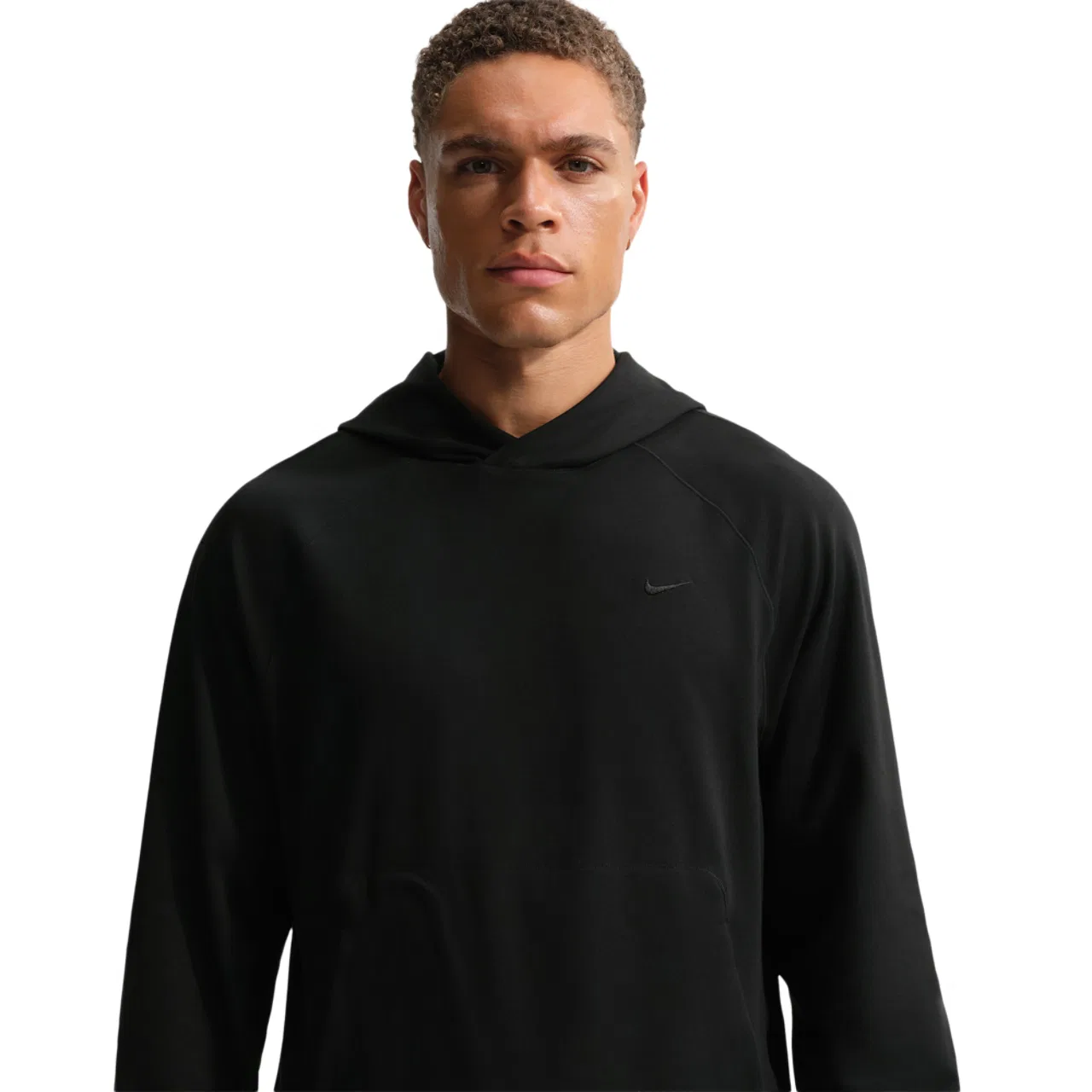 Мужское худи из легкой тянущейся ткани NanoKnit Nike Dri-FIT UV Primary Pullover Hoodie, черный