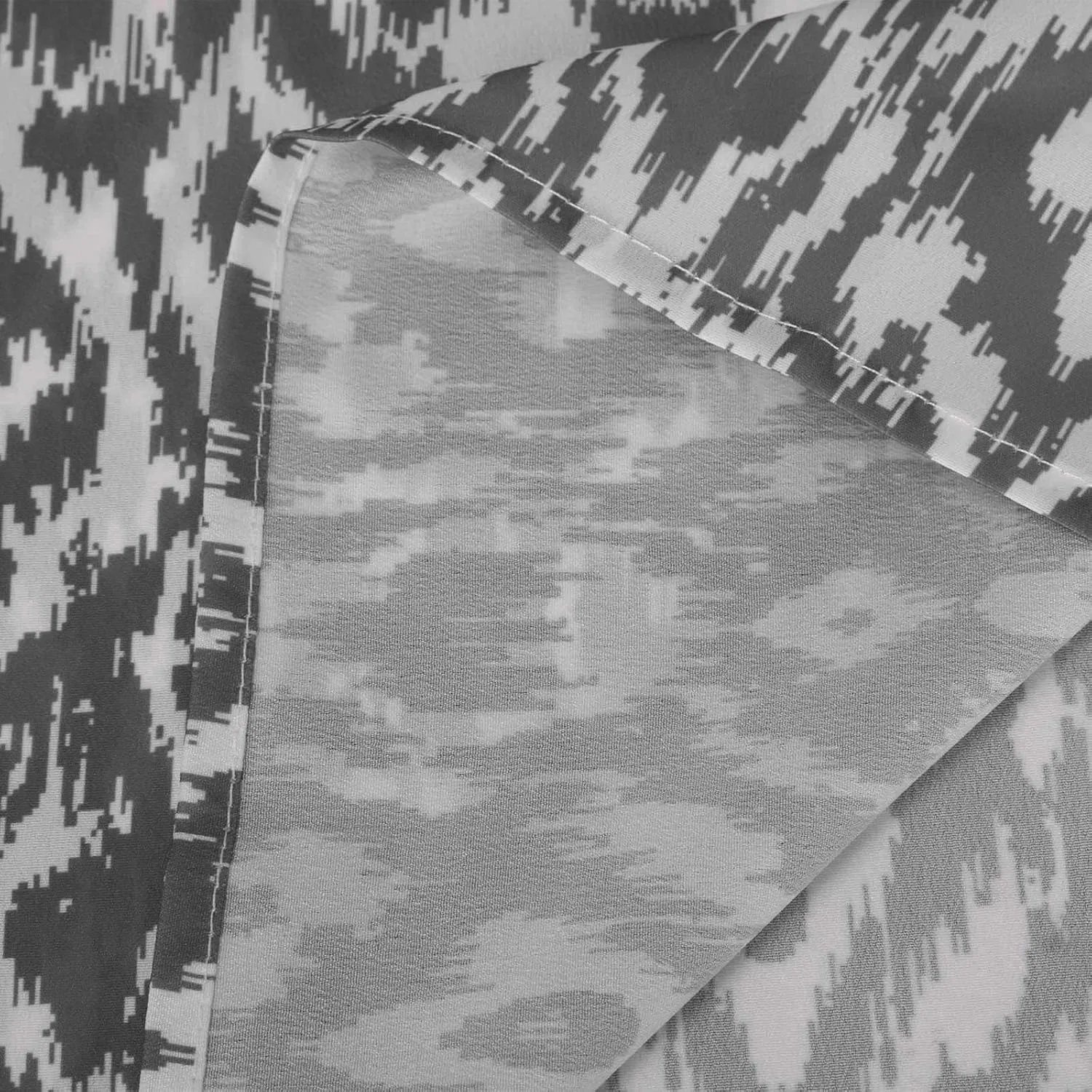 Женское макси-платье богемное с принтом, V-образным вырезом и фонариковым рукавом, Gray — фото 3
