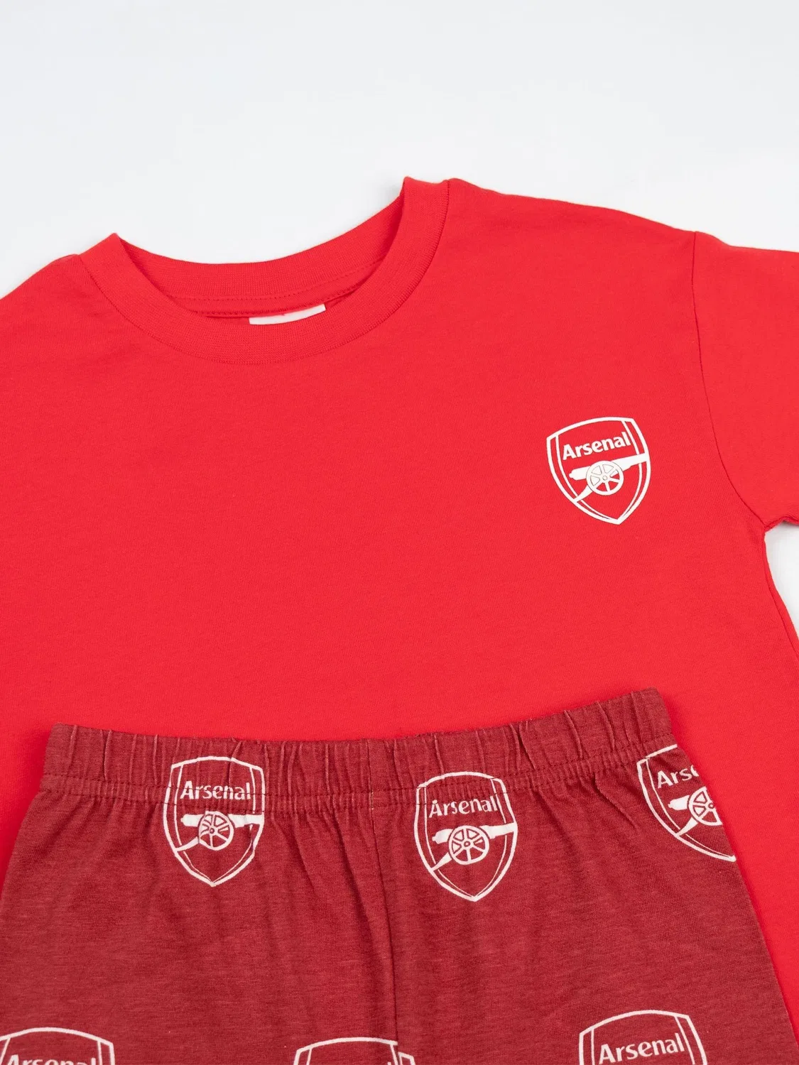 Пижама Arsenal Short Sleeve Long Leg Pyjamas Set Vanilla Underground, красный — фото 4