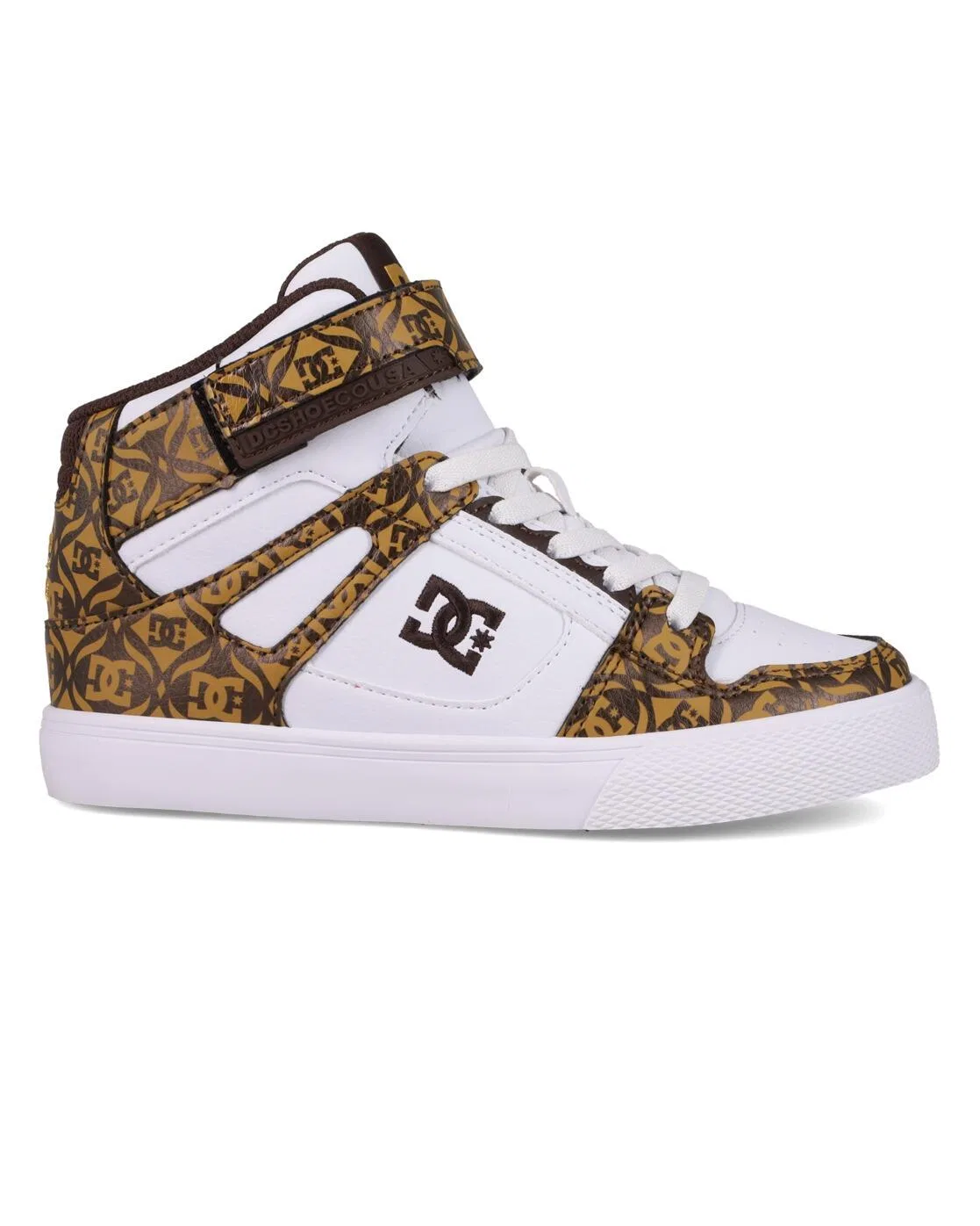 Детские высокие кроссовки PURE HIGH-TOP EV SN Dc Shoes, Braun — фото 2